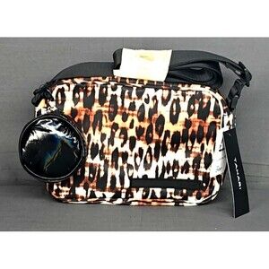 NWT Tahari Leopard Camera Cross Body Bag RV $55